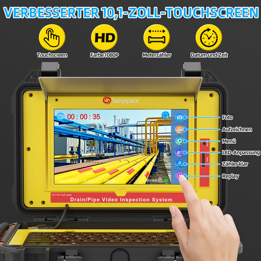 Verbesserter 10,1-Zoll-Touchscreen