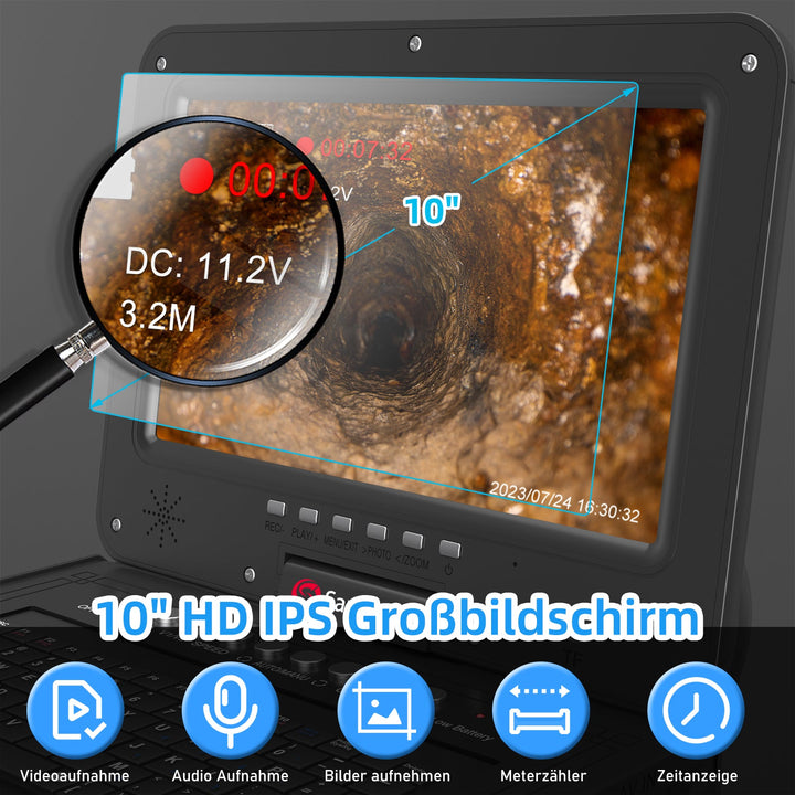 10" HD IPS Großbildschirm