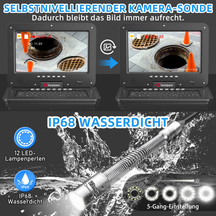 Selbstnivellierend & IP68 Wasserdicht
