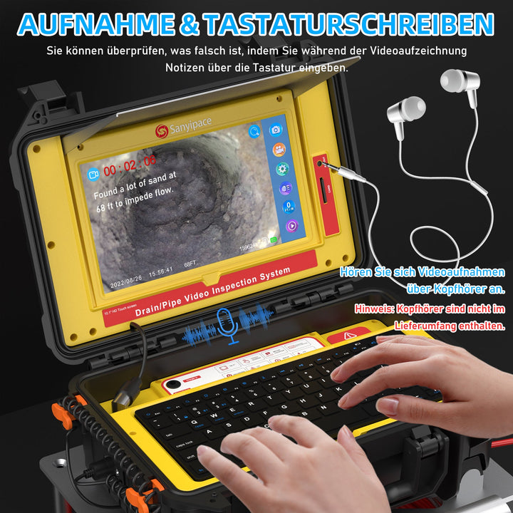 Aufnahme und Tastatureingabe