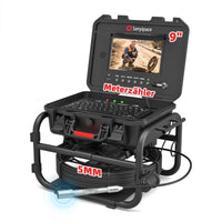 Rohrkamera mit Selbstnivellierung und Messzähler Kanalkamera Abflusskamera | Sanyipace F5100DJKABTX